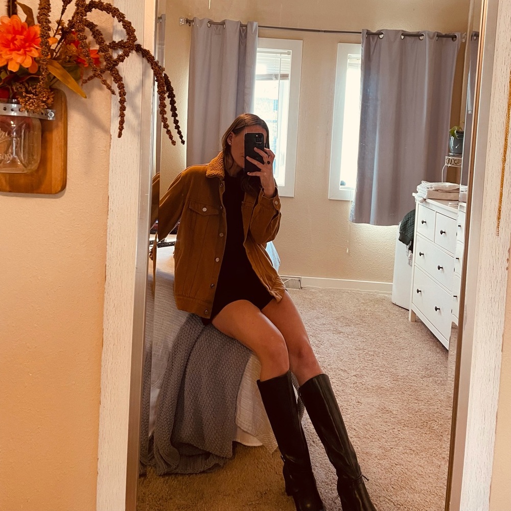 Brown oversized jacket